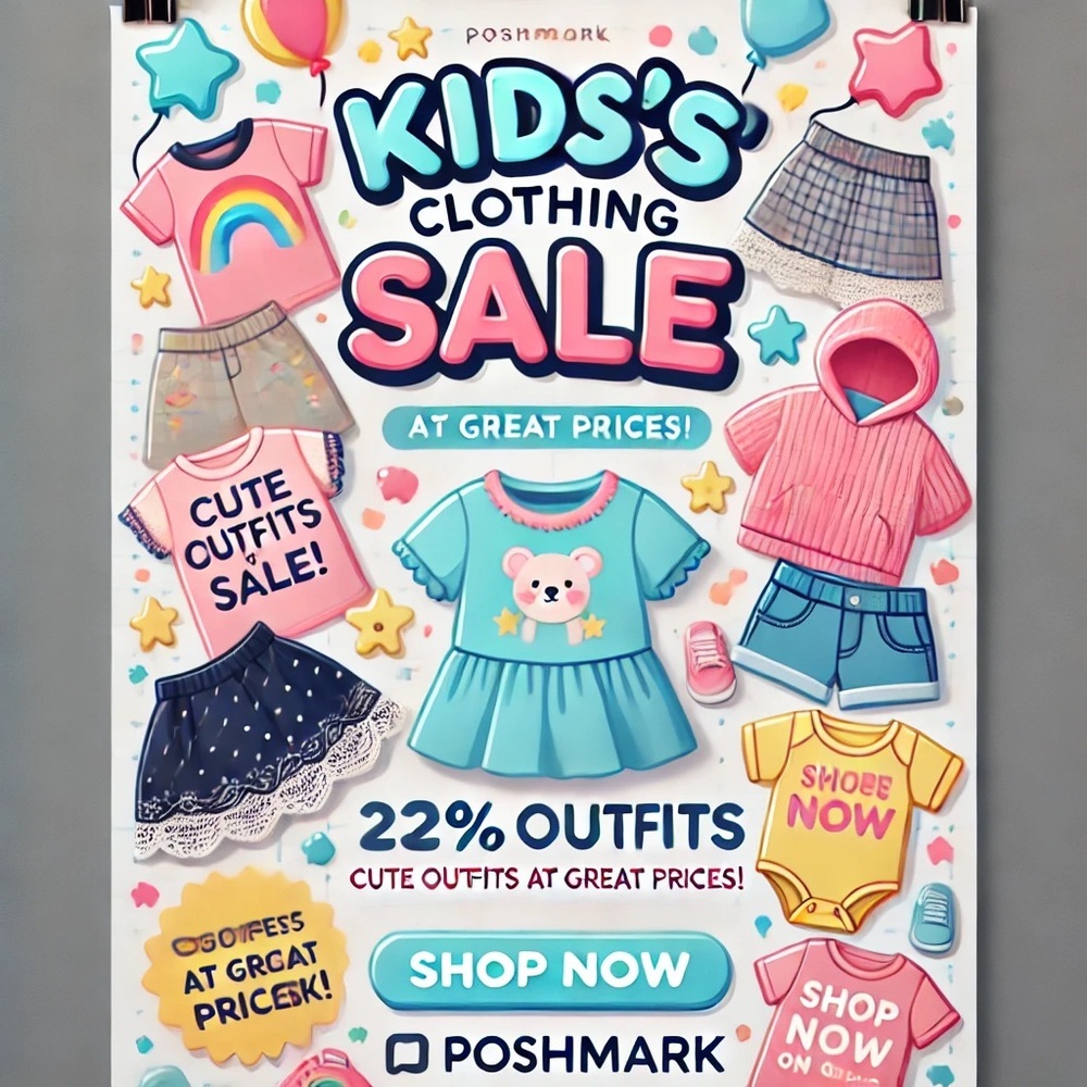 Kids share show live flyer